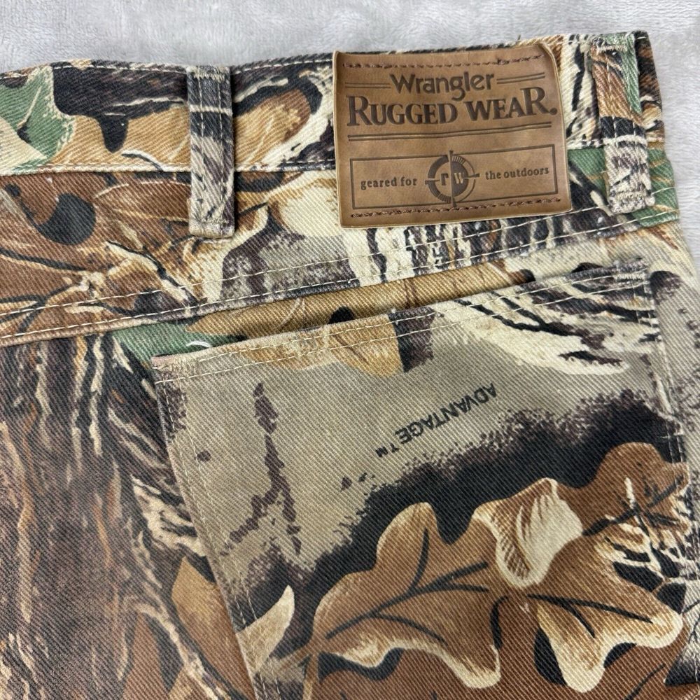 Wrangler Camo Pants Men's 38x32 (36x31)Rugged Wear Made In USA"Read Description" - Picture 7 of 10